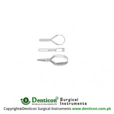 Mini Vessel Clip Stainless Steel, 17 mm Jaw Size 8.0 x 2.0 mm